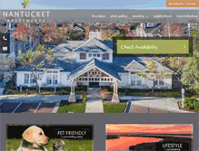 Tablet Screenshot of nantucket-apartments.com